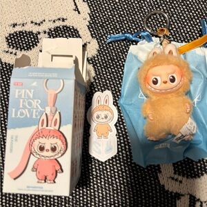 Authentic pin for love letter S labubu